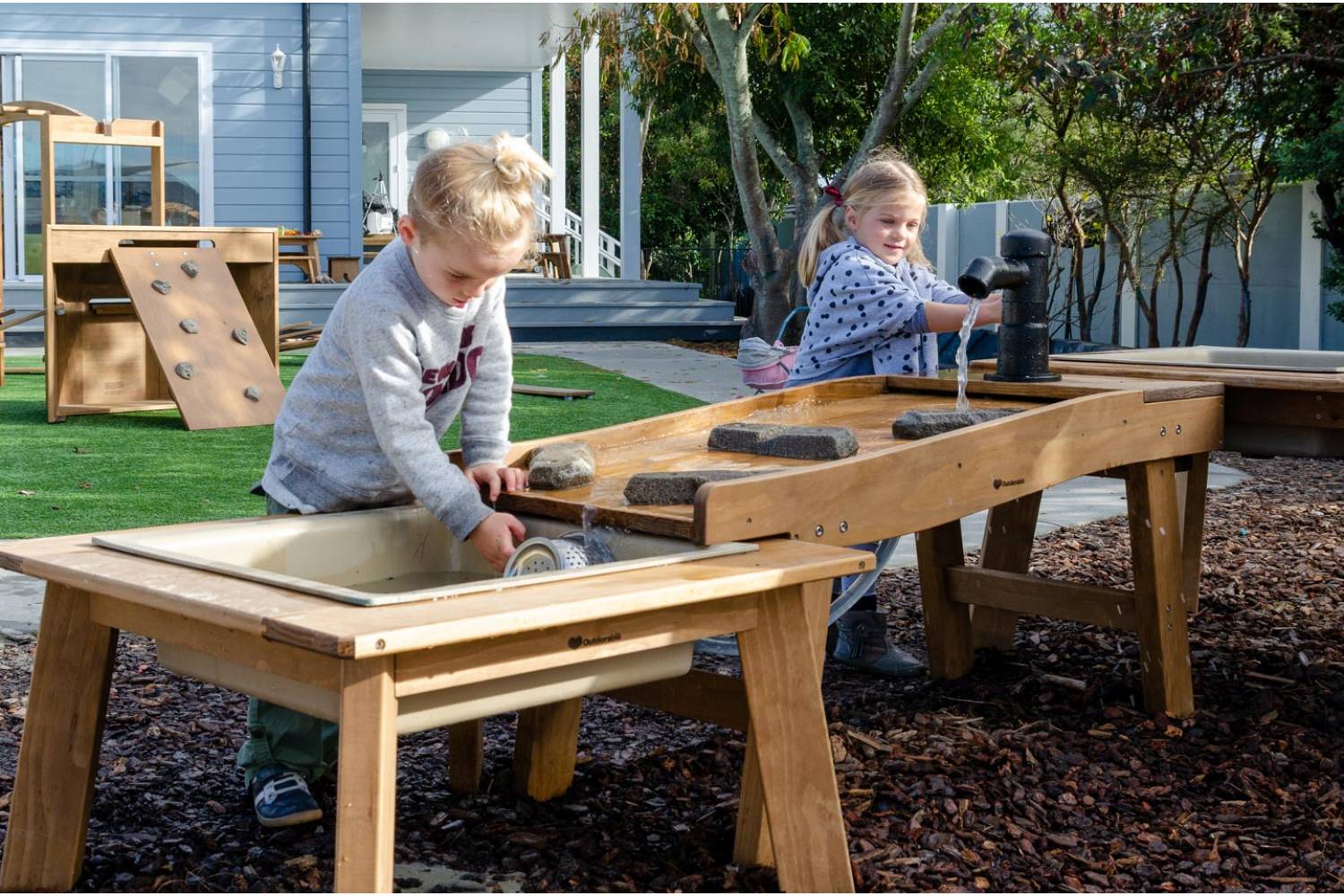 water play table wooden